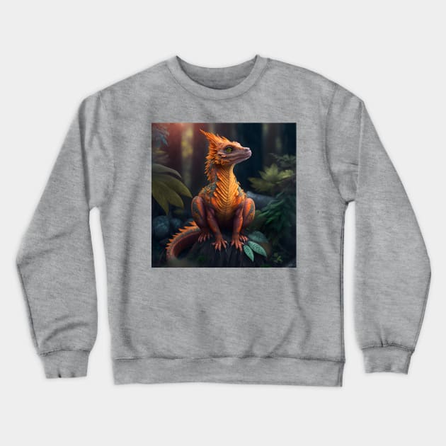 red dragon Crewneck Sweatshirt by SM Design